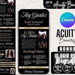 Acuity Scheduling Template Leopard, Hairstylist Website