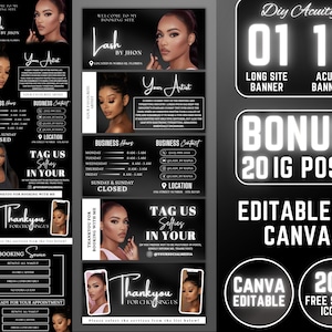DIY Acuity Site - Acuity Scheduling Template Lashstylist - Canva Template - Lash Business Website - Lash Artist - Lash Acuity Template
