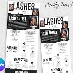 Acuity scheduling template lash tech, lash tech booking site, website template, lash website template, lash tech acuity template, lash site
