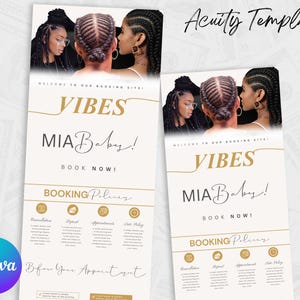 Acuity Scheduling Template Braid Website | Hair Braider Acuity Website, Braid Booking Acuity, Braid Scheduling Website, Hair Lash Nail Braid