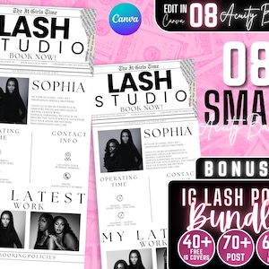 Acuity scheduling template lash tech, lash tech booking site, website template, lash website template, lash tech acuity template, lash site