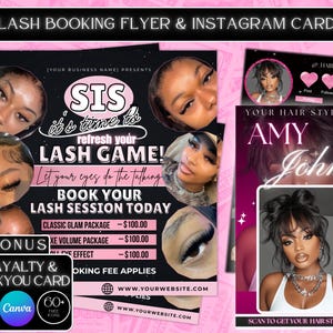 Lash Booking Flyer Lash Tech Flyer DIY Lash Flyer Lashes Flyer Lash Artist Flyer Lash Tech Appointment Available Flyer Lash Tech Sale Flyer