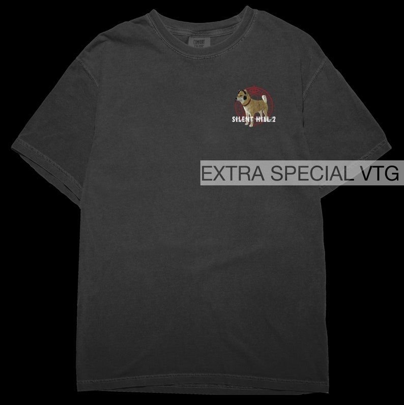 Silent Hill 2 Shirt | Silent Hill 2 Shiba Back Print