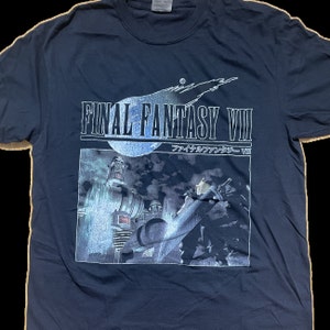 Vintage Inspired Final Fantasy 7 Shirt - Cloud Strife - Final Fantasy VII Shirt