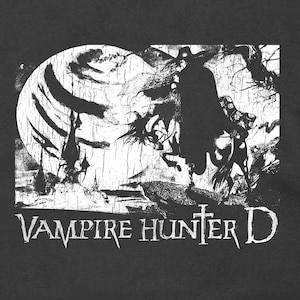 Vintage Inspired Vampire Hunter D Shirt - Vintage Japanese Anime Shirt - Anime Clothing Vintage