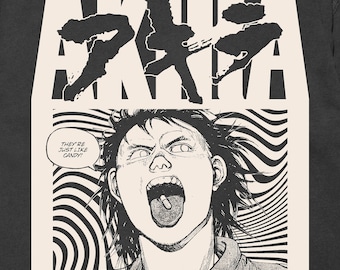 Akira Pills T-shirt: Vintage Anime Manga Tee - Etsy