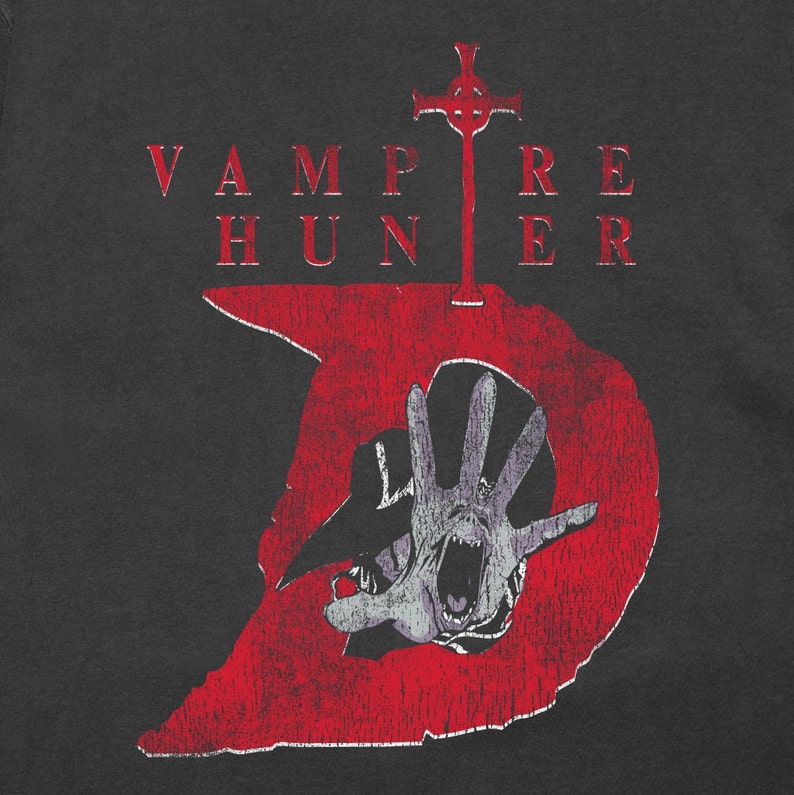 Vintage Vampire Hunter D Shirt - Vintage Japanese Anime Shirt - Horror Movie