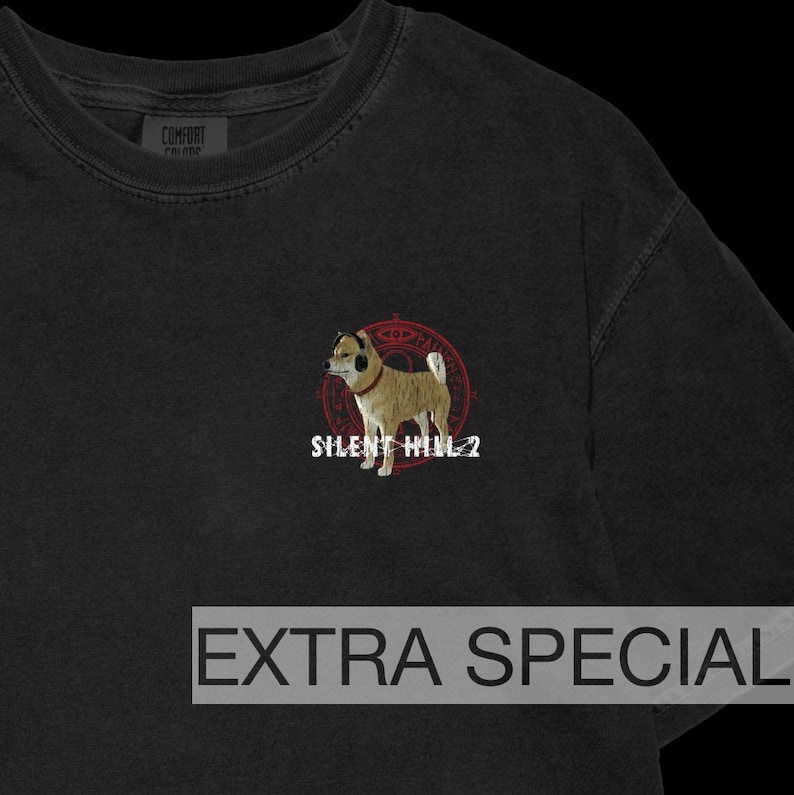 Silent Hill 2 Shirt | Silent Hill 2 Shiba Back Print