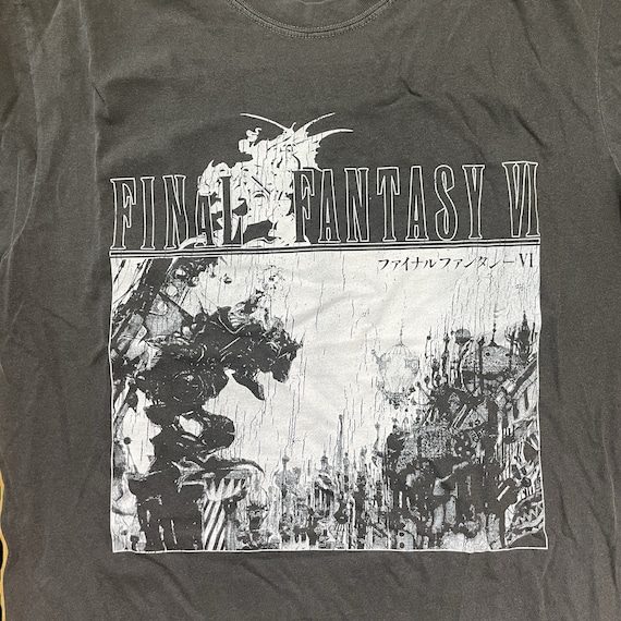 Final Fantasy VI Shirt: Japanese Box Art, Vintage Style Tee - Etsy