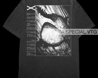 ユウナCG FF10 X プレミアム ユニセックスTシャツ（ベクターデザイン