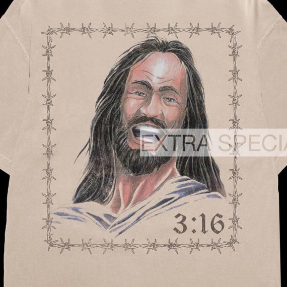 Laughing Jesus Tattoo Shirt - Back Print - Comfort Colors - Etsy