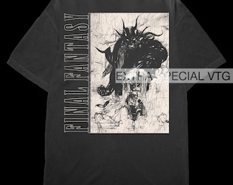 Camiseta con guirnalda de Final Fantasy / Estampado en la espalda