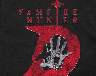 Vintage Vampire Hunter D Shirt - Japanese Anime Horror