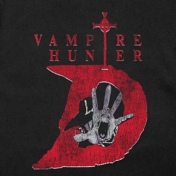 Vintage Vampire Hunter D Shirt - Japanese Anime Horror