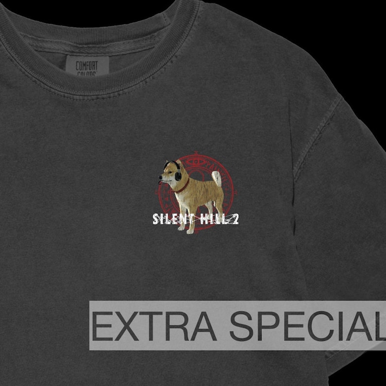 Silent Hill 2 Shirt | Silent Hill 2 Shiba Back Print