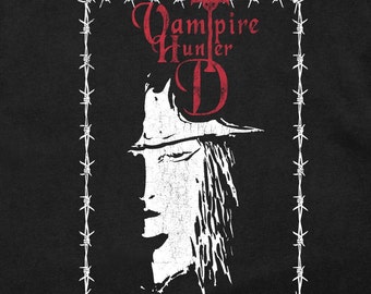 Vampire Hunter D Shirt: Vintage 80s Anime Horror