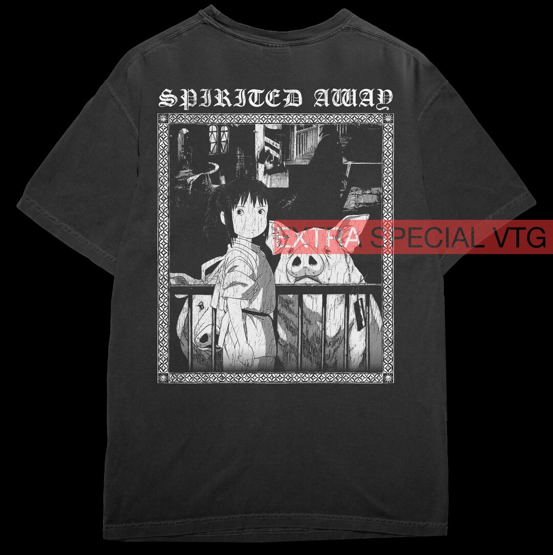 千と千尋の神隠し バックプリントシャツ：ジブリアニメTシャツ - Etsy 日本