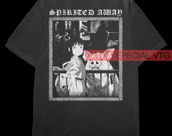 Spirited Away Back Print Shirt: Ghibli Anime Tee