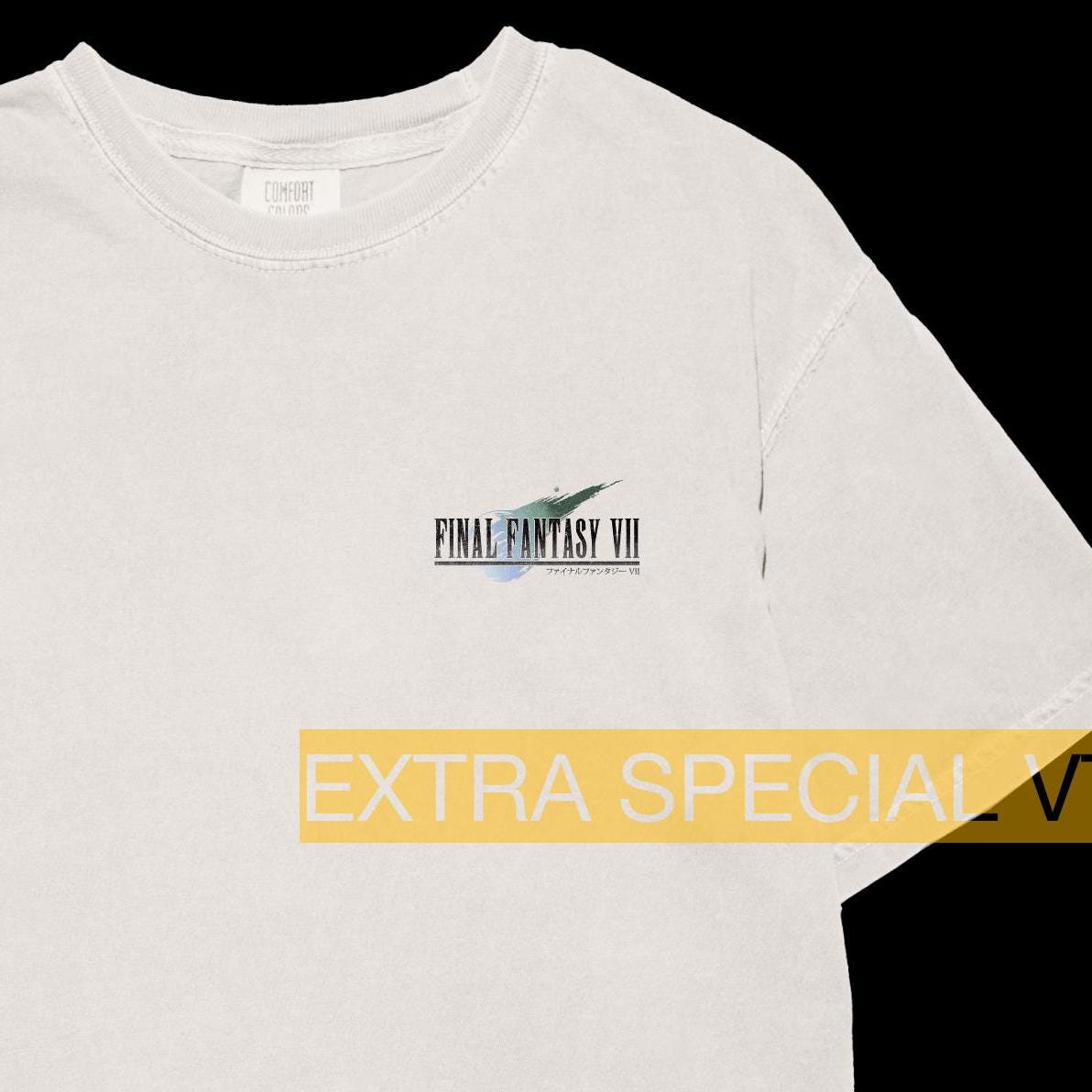 Special… 90s “FINAL FANTASY” FF7 Tシャツ Vintage Final Fantasy VII Shirt | Retro Box Art Design