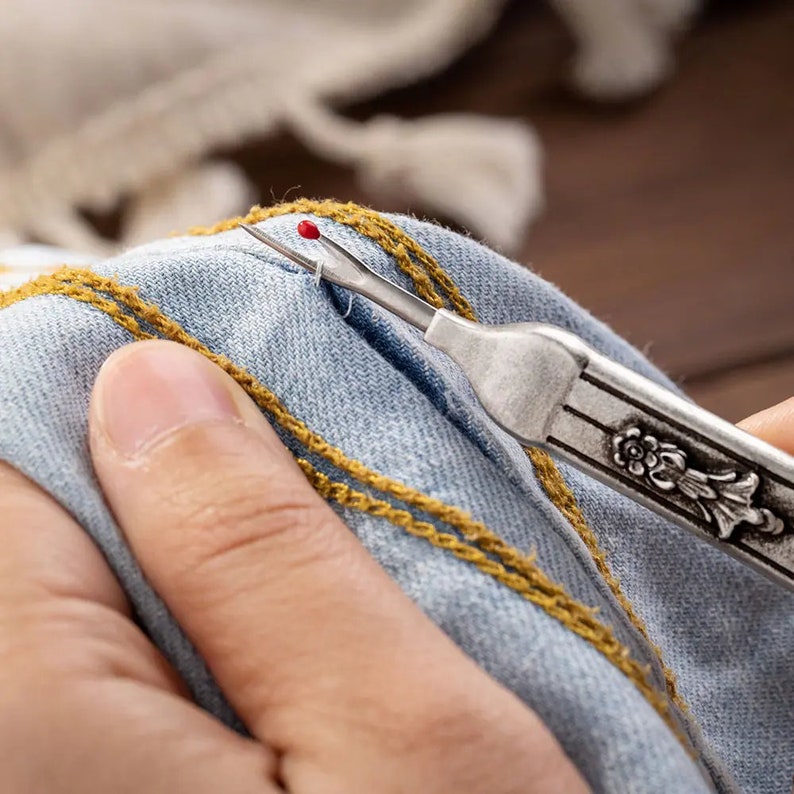 Personalized Seam Ripper With Name Vintage Design Alloy Sewing Tool