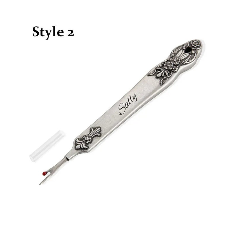 Personalized Seam Ripper With Name Vintage Design Alloy Sewing Tool