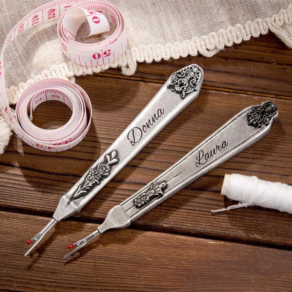 Personalized Seam Ripper With Name Vintage Design Alloy Sewing Tool