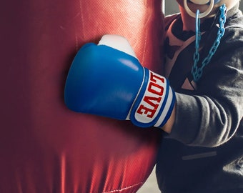 Gants de boxe personnalisés pour bébés - Cadeau idéal pour les futurs champions, souvenir de nouveau-né et cadeau de famille pour le sport et les séances photo