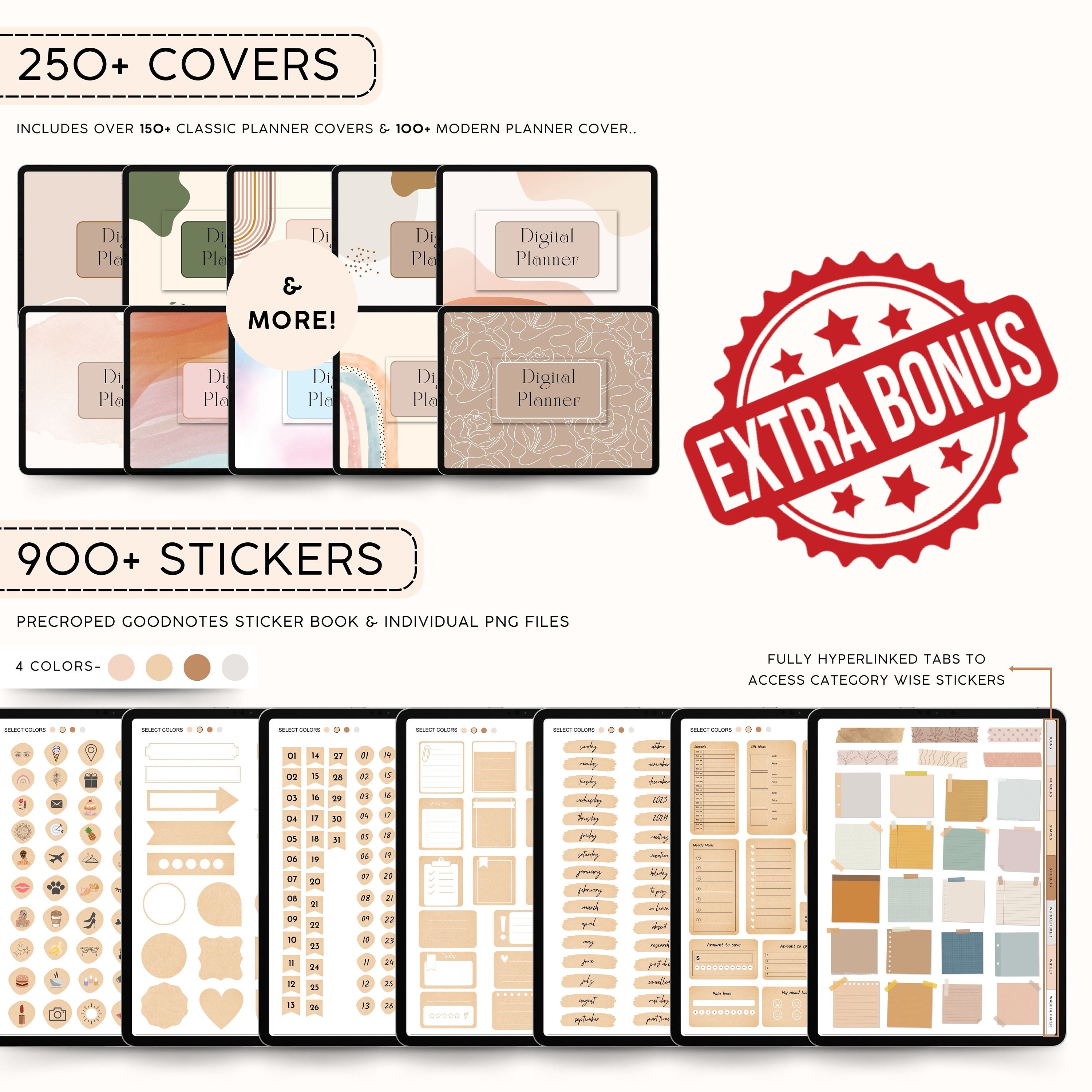 Digital Planner Dated Goodnotes Planner Daily Planner - Etsy