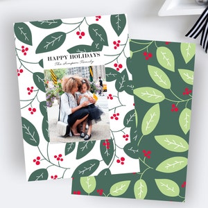 Printable Christmas Card, Holiday Card, New Year Card | Digital Download Holiday Card, Christmas Card, New Year Card | Template Holiday Card