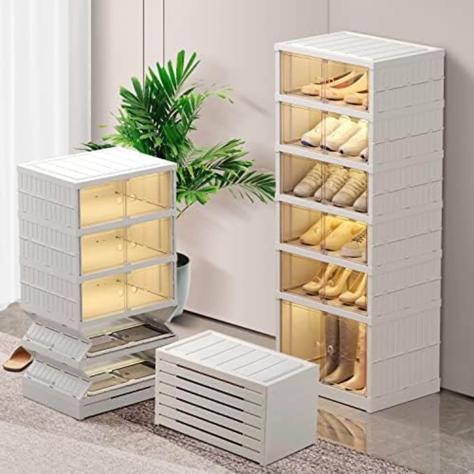 Shoe Tower Minimalist Design Wooden Shoe Rack Closet Organizer Wood Shoe  Tower Shoe Storage Closet Organization Housewarming Gift CARRIE 