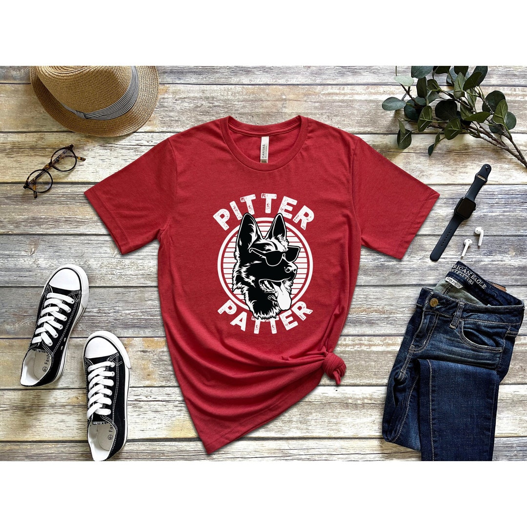 Funny Pitter Patter Shirt, German Shepherd Shirt, Patter Arch Shirt