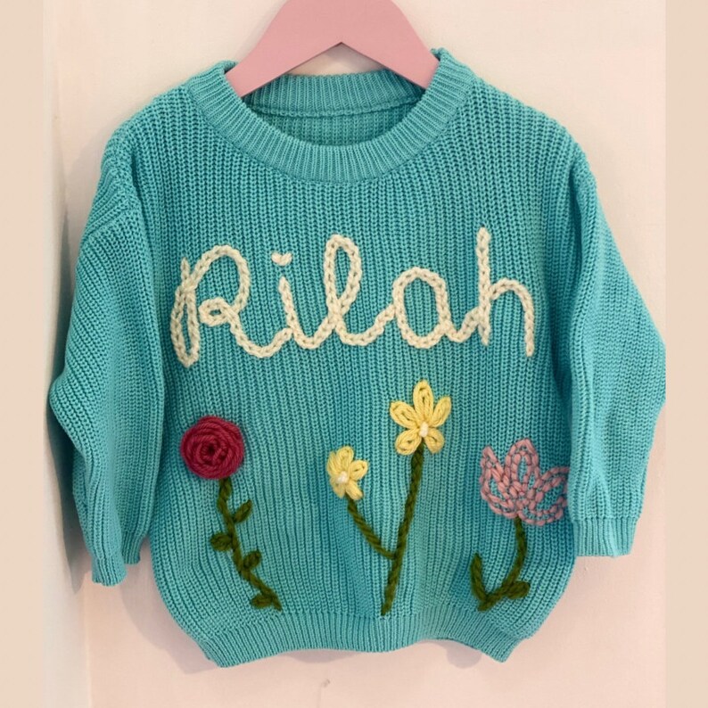 Personalised Baby Knitwear Etsy