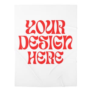 Customizable Baby Swaddle Blanket: Soft Jersey Polyester, Modern Nursery Decor (30x40)