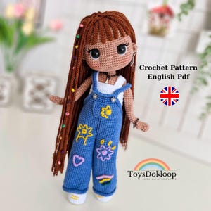 Patrón de Muñeca a Crochet: Muñeca Amigurumi Juana (PDF en Español)