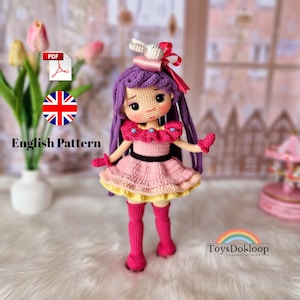 crochet doll Pattern, Amigurumi pattern, crochet tutorial, crochet doll, crochet pdf in english, amigurumi doll, crochet pattern, Amigurumi,