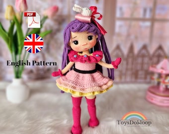 Haakpatroon amigurumi-pop - Engels (pdf)