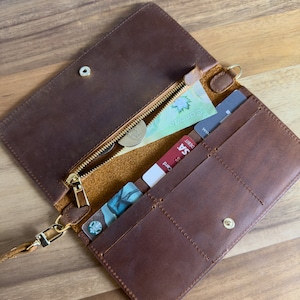 Personalized, Super Slim Leather Wallet for Women, Mother, Her, Daughter, Girlfriend, mothers day, Birthday, Graduation Gift