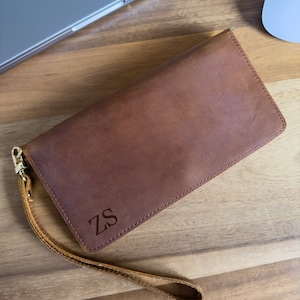 Personalized Super Slim Leather Wallet for Women,Mother, Her, Daughter, Girlfriend, Mothers day,  Birthday, Graduation Gift