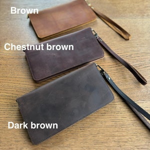 Personalized Super Slim Leather Wallet for Women, Gift for mother, Mom, Gift for girlfriend,Anniversary, Birthday,Card Hold, Mother's day
