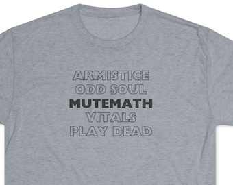 Camiseta unisex MUTEMATH - ÁLBUMES
