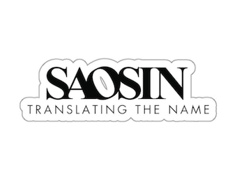 SAOSIN - Translating the Name Die-Cut Sticker