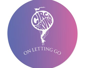 CIRCA SURVIVE - Pegatina redonda "Sobre el desapego"