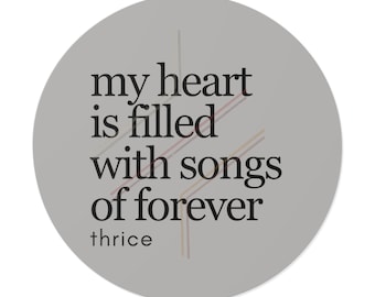 THRICE - Round Sticker