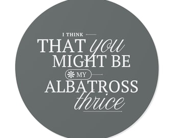 THRICE - Pegatina redonda de Albatross