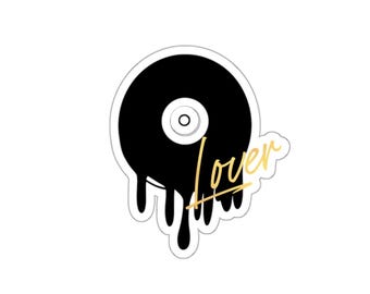 VINYL LOVER - Kiss Cut Sticker