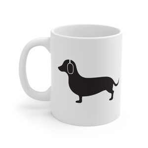Dachshund Music Headphone - 11oz Mug
