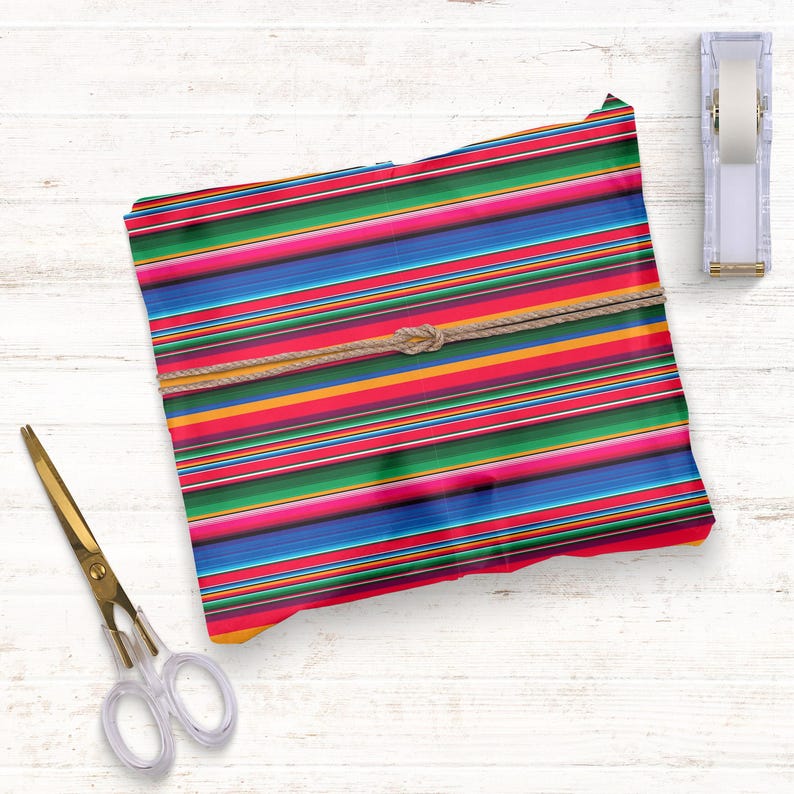 Papel de regalo con temática mexicana, papel de regalo Feliz Cinco de Mayo, regalo de Feliz 5 de Mayo, regalo de cumpleaños de mayo, regalo mexicano para Navidad Xmas 005 imagen 9
