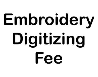 Embroidery Digitizing Fee (Simple design)