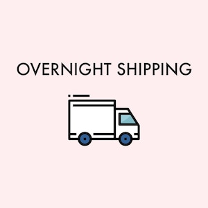 Overnight Shipping Upgrade, UPS Next Day Air, 1-day Delivery