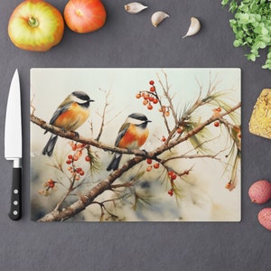 Glass Cutting Board for Chopping Board for Kitchen and Décor Personalized Glass Cutting Board Unique Cutting Board ]for Wedding Gift